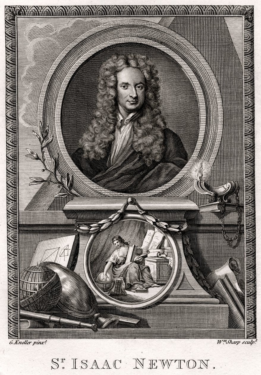 Sir Isaac Newton by William Sharp