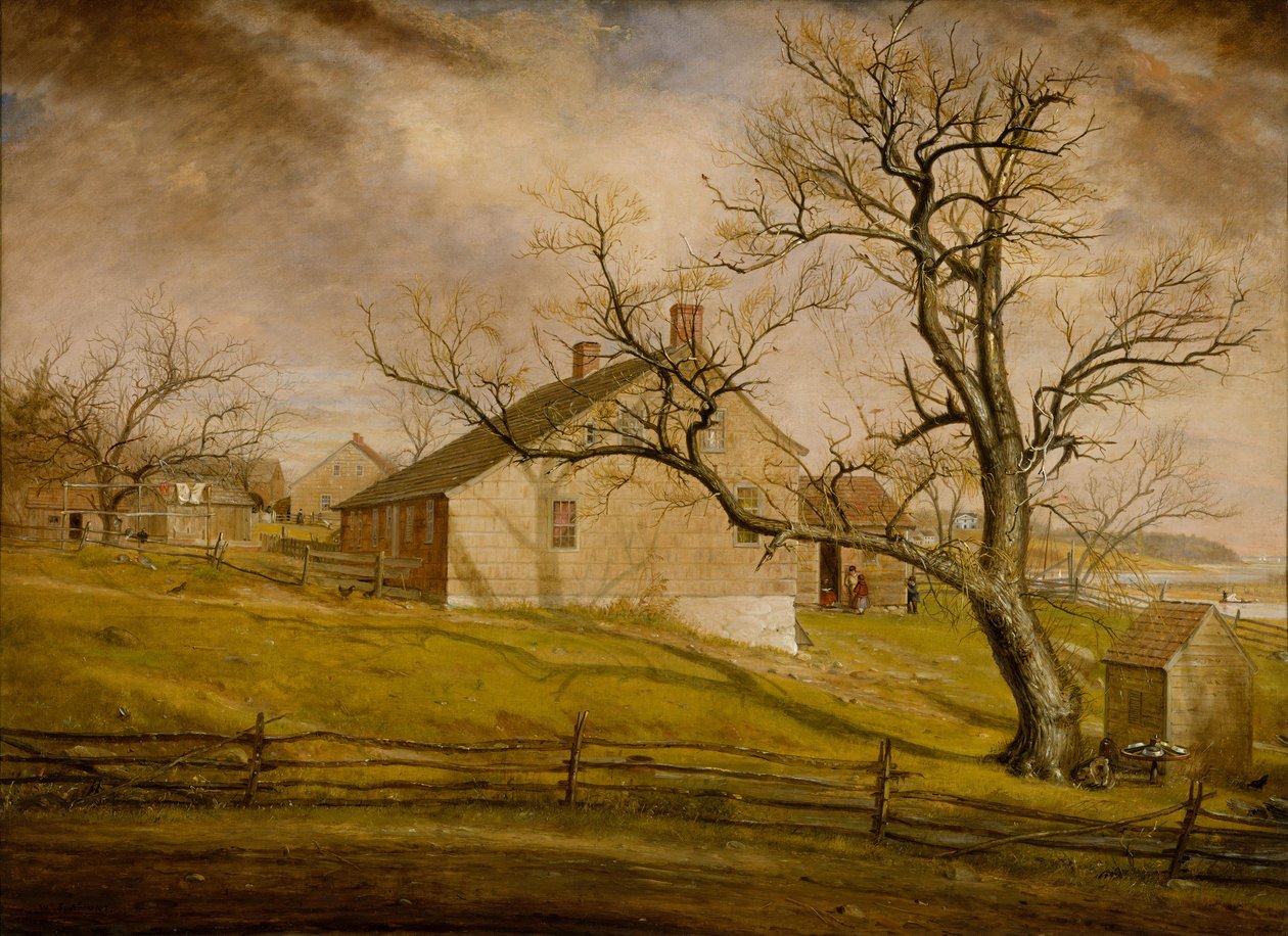 Long Island Farmhouses, 1862-63 by William Sidney Mount