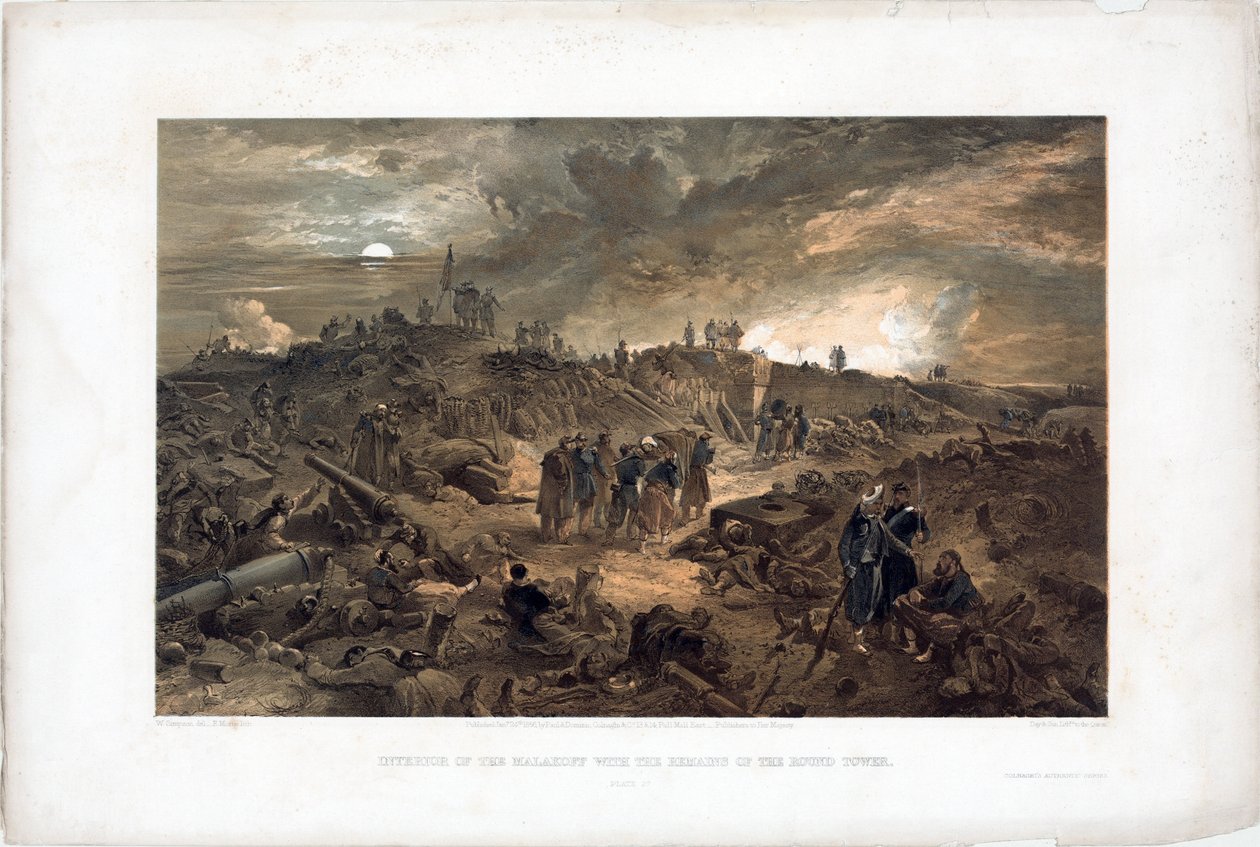 After the Taking of Malakoff on 8 September 1855 by William Simpson