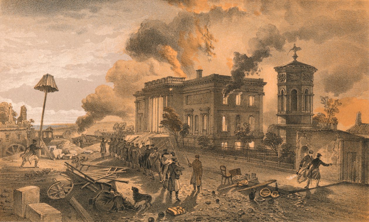 Public Library and Temple of the Winds, 1856 by William Crimea Simpson