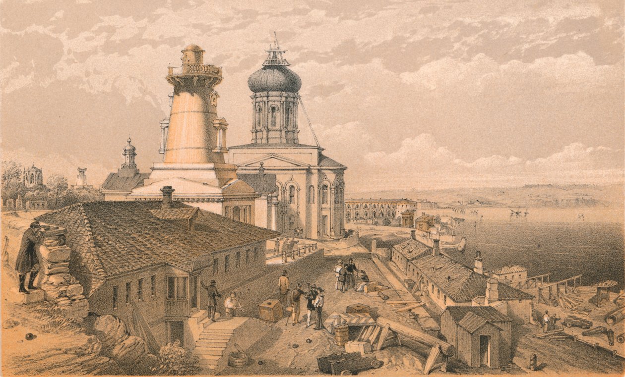 The Admiralty, Sebastopol, 1856 by William Crimea Simpson