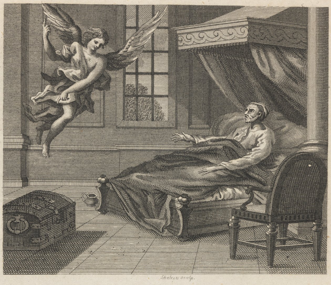 The Sick Man and the Angel by William Skelton