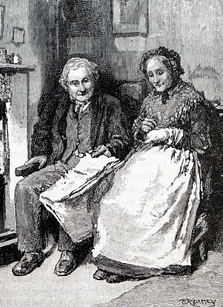 An elderly couple by William Small