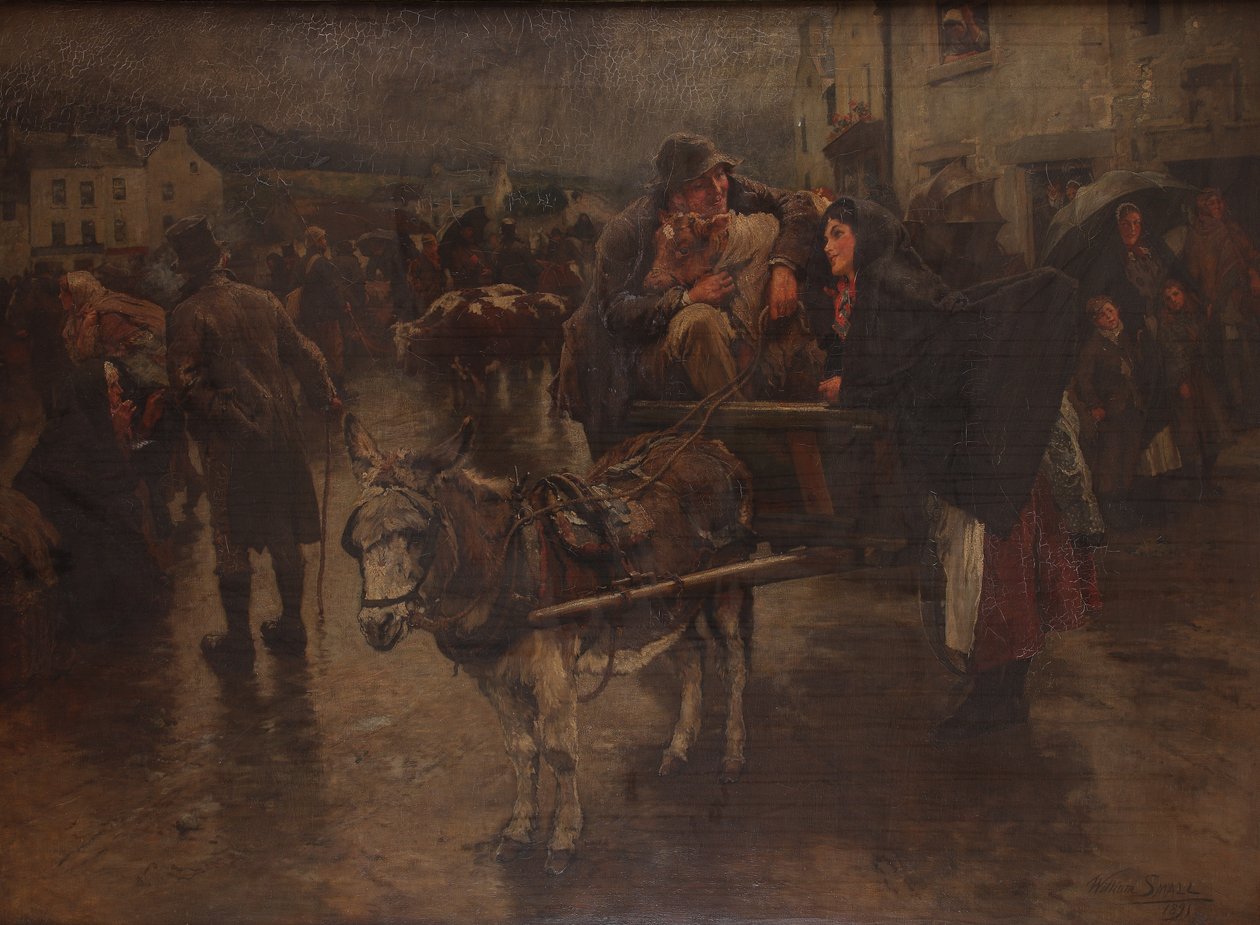 Love Laughs at Rain, 1891 by William Small