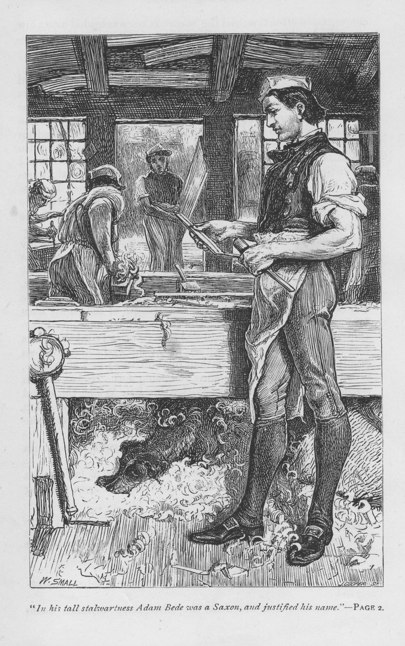 Scene from Adam Bede by George Eliot by William Small