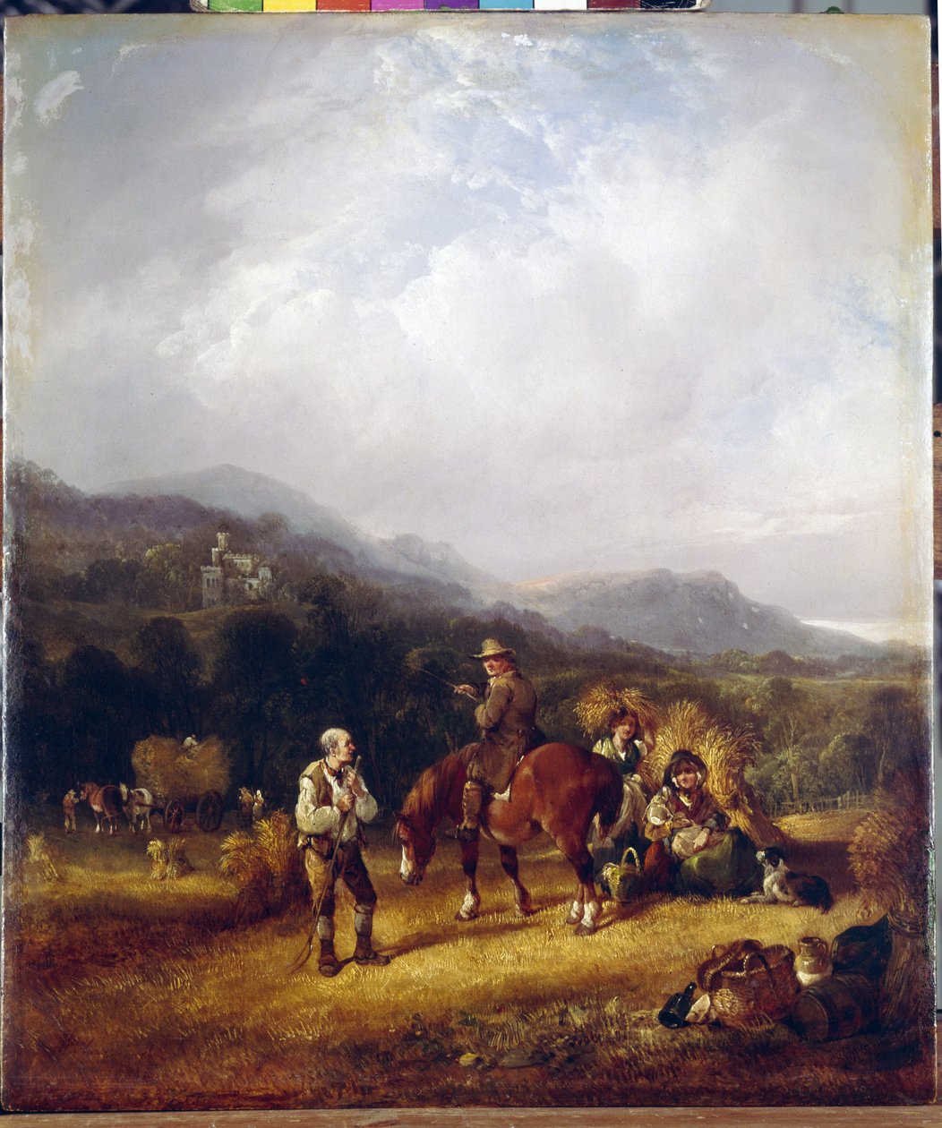 The Wheat Harvest by William Snr. Shayer