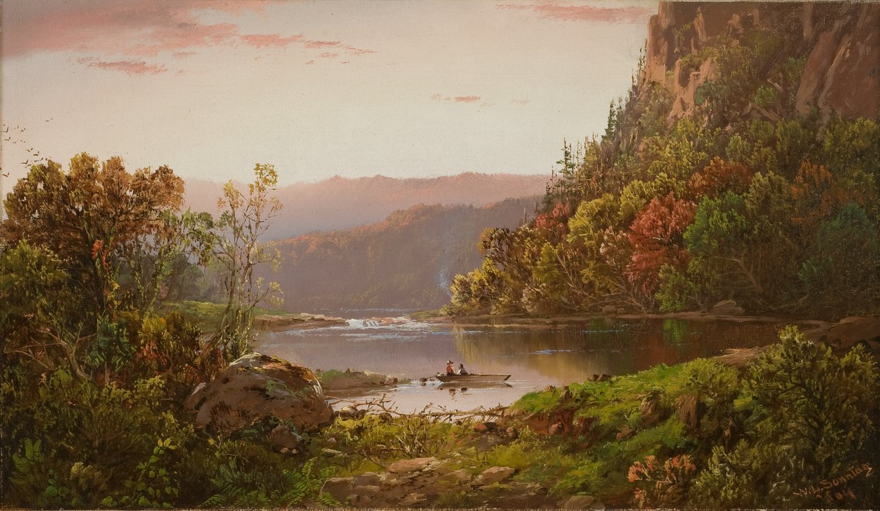 On Valley River, Virginia by William Sonntag