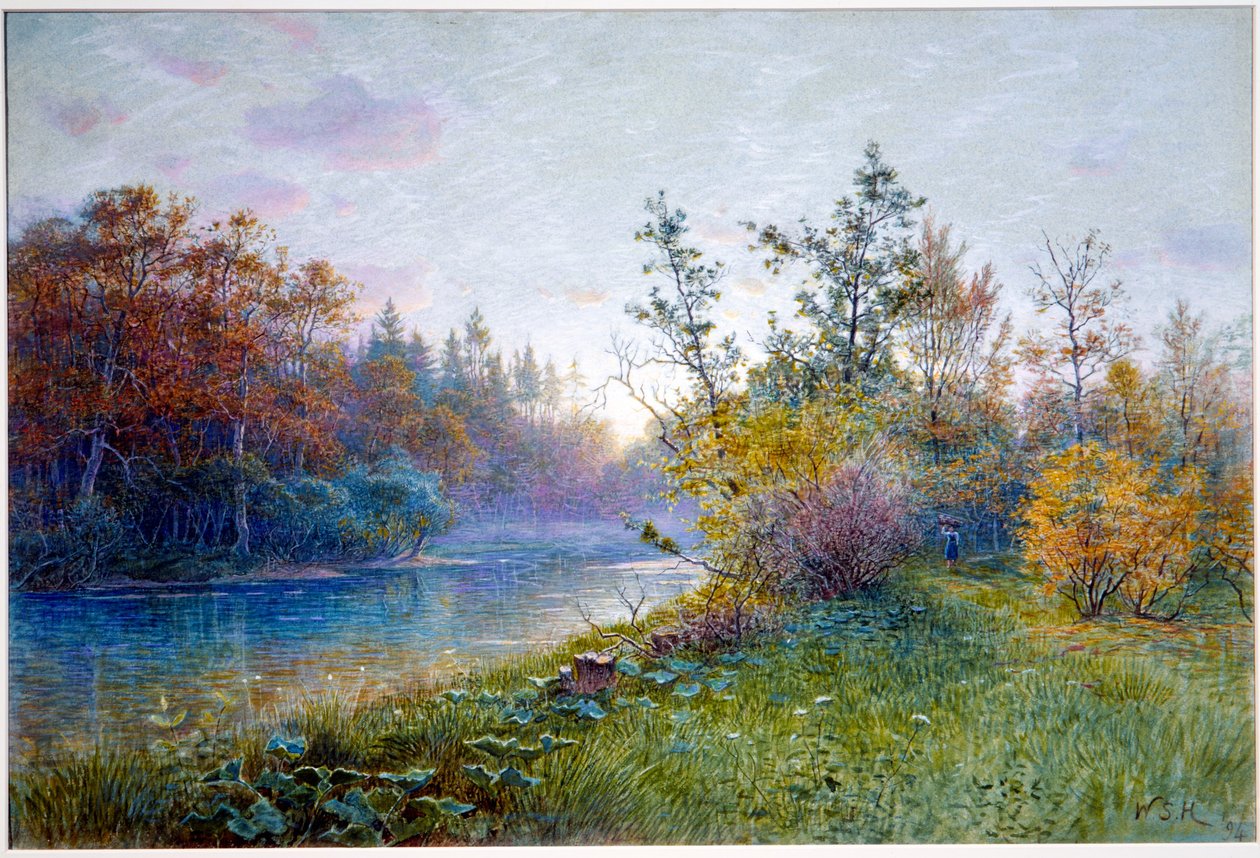 Mill Dam in Traunstein by William Stanley Haseltine