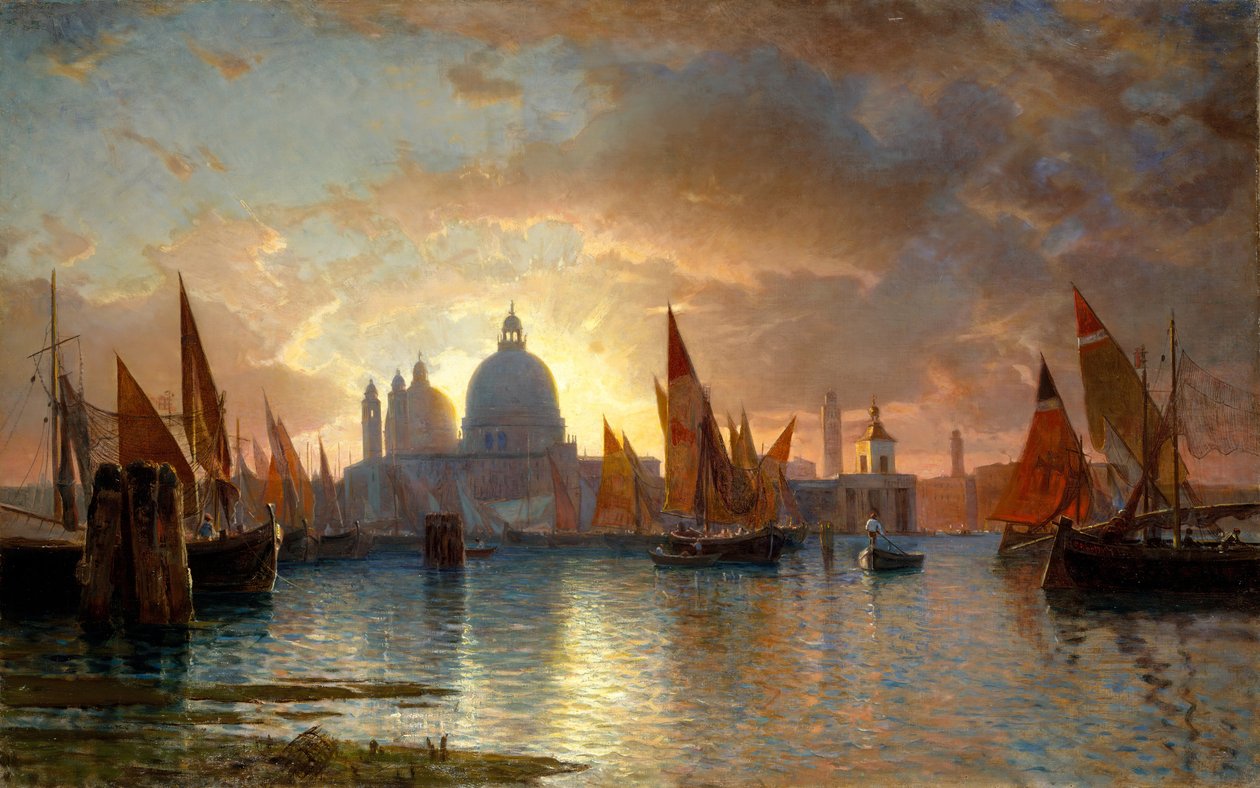 Santa Maria della Salute, Sunset by William Stanley Haseltine