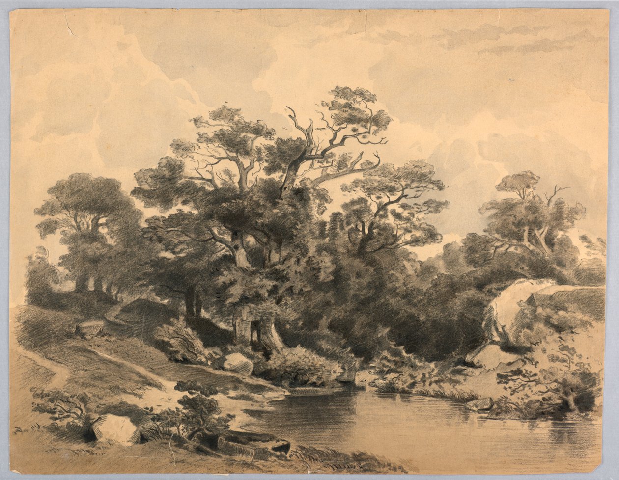 Study of Landscape by William Stanley Haseltine