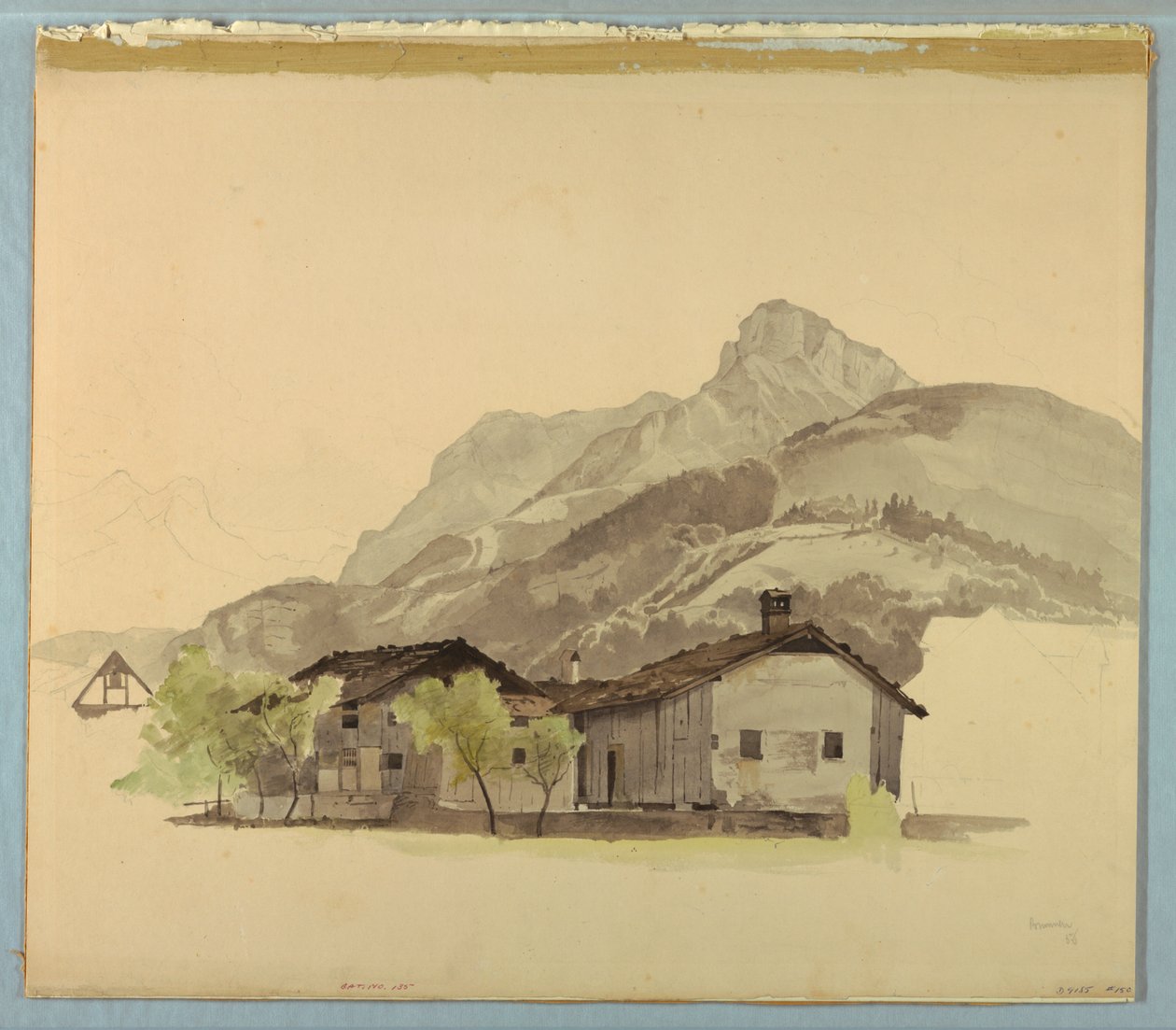 Study of Landscape, Brunnen, Switzerland by William Stanley Haseltine