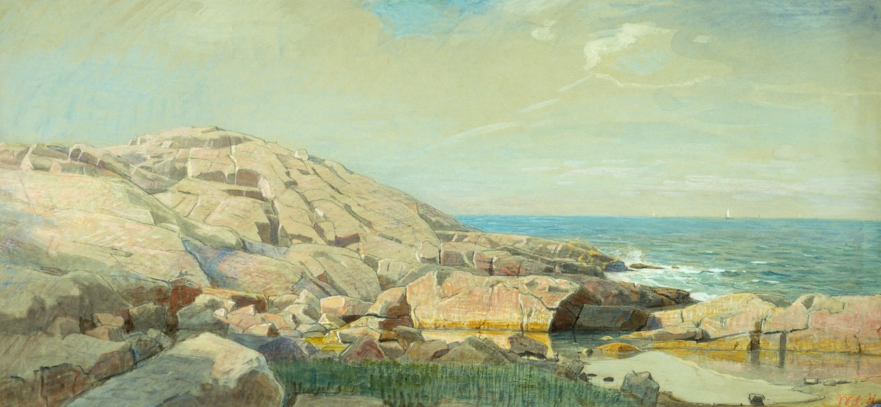 The Maine Coast at Sunset by William Stanley Haseltine