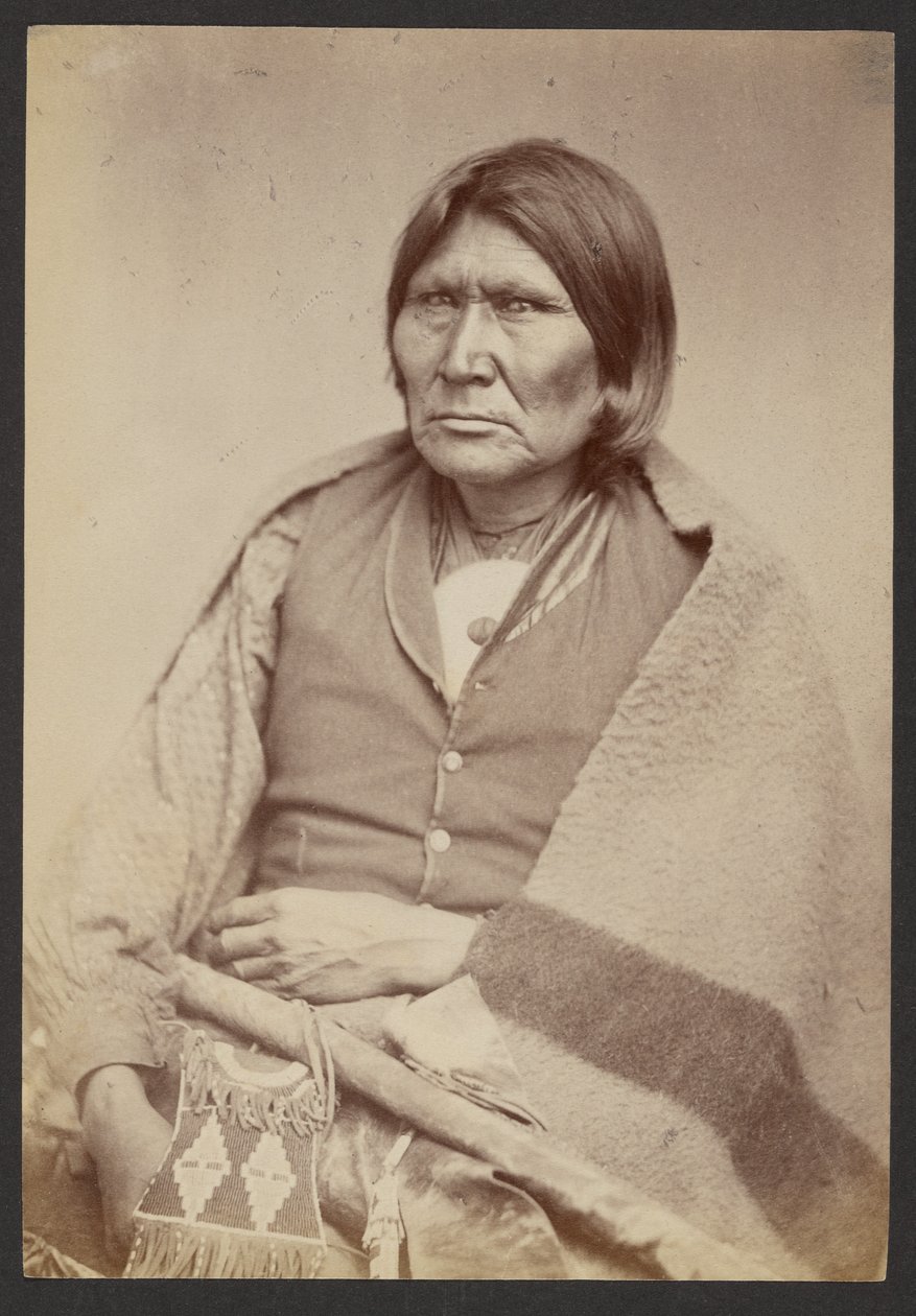 Comanche Chief Horseback, Tuh-huh-yet, Nau-qua-hip, Champion Rider by William Stinson Soule