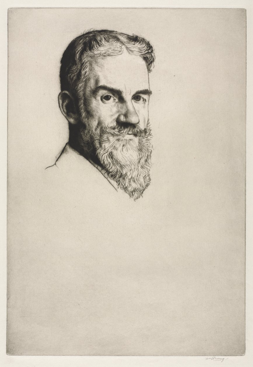 George Bernard Shaw by William Strang