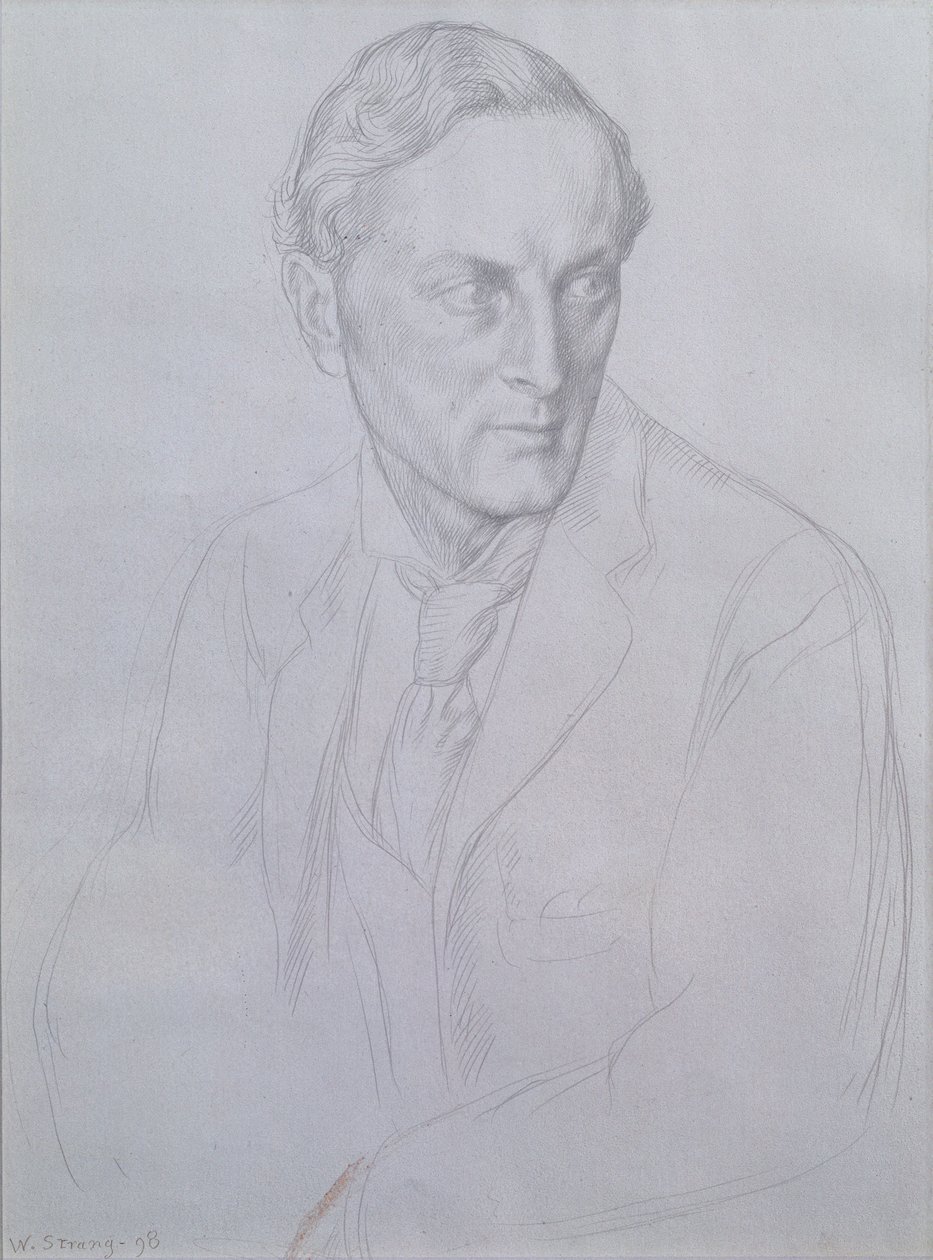 Portrait of Sir Henry John Newbolt, 1898 by William Strang