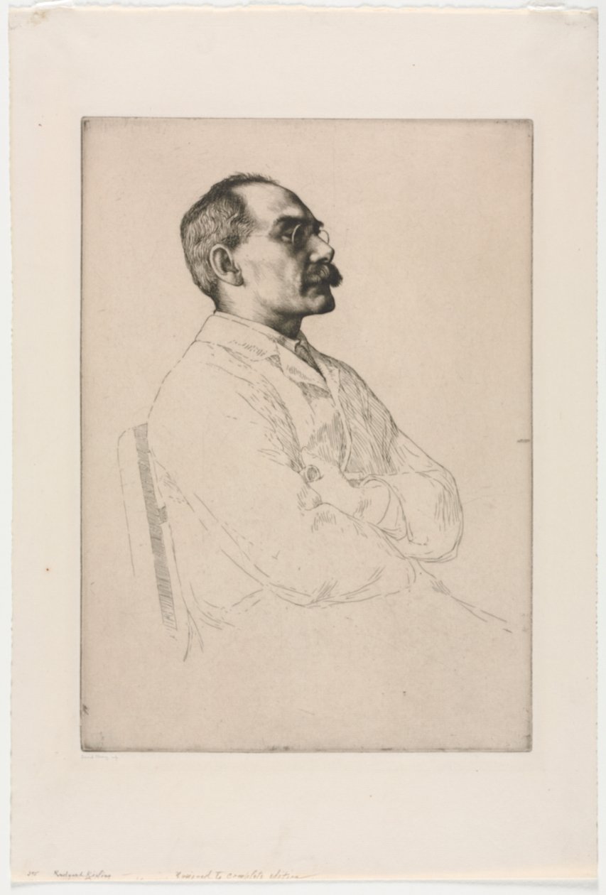 Sir Rudyard Kipling by William Strang
