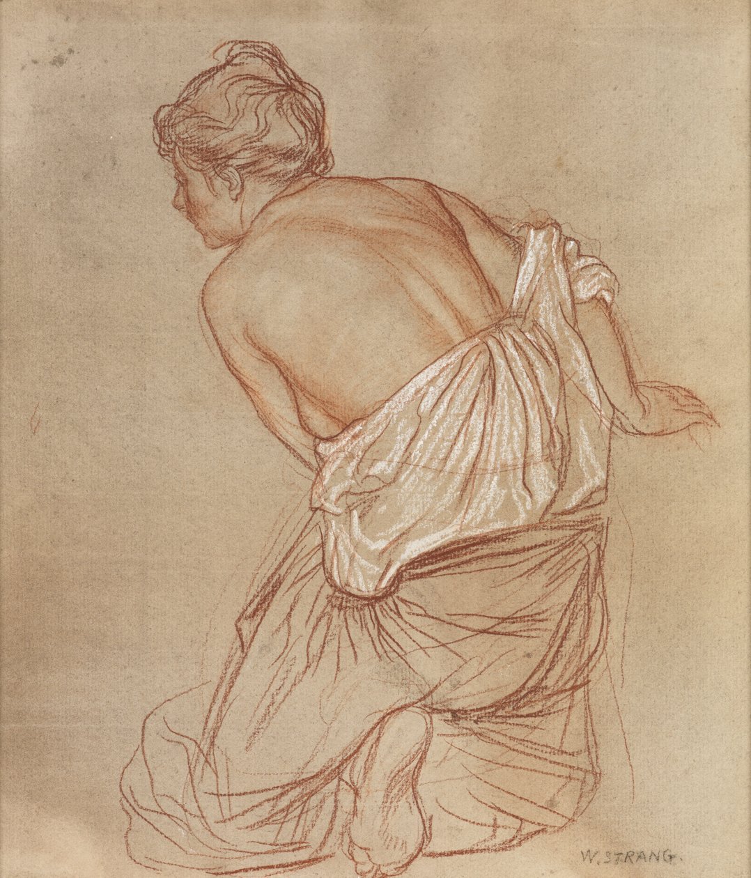 Study for an Etching: Music by William Strang