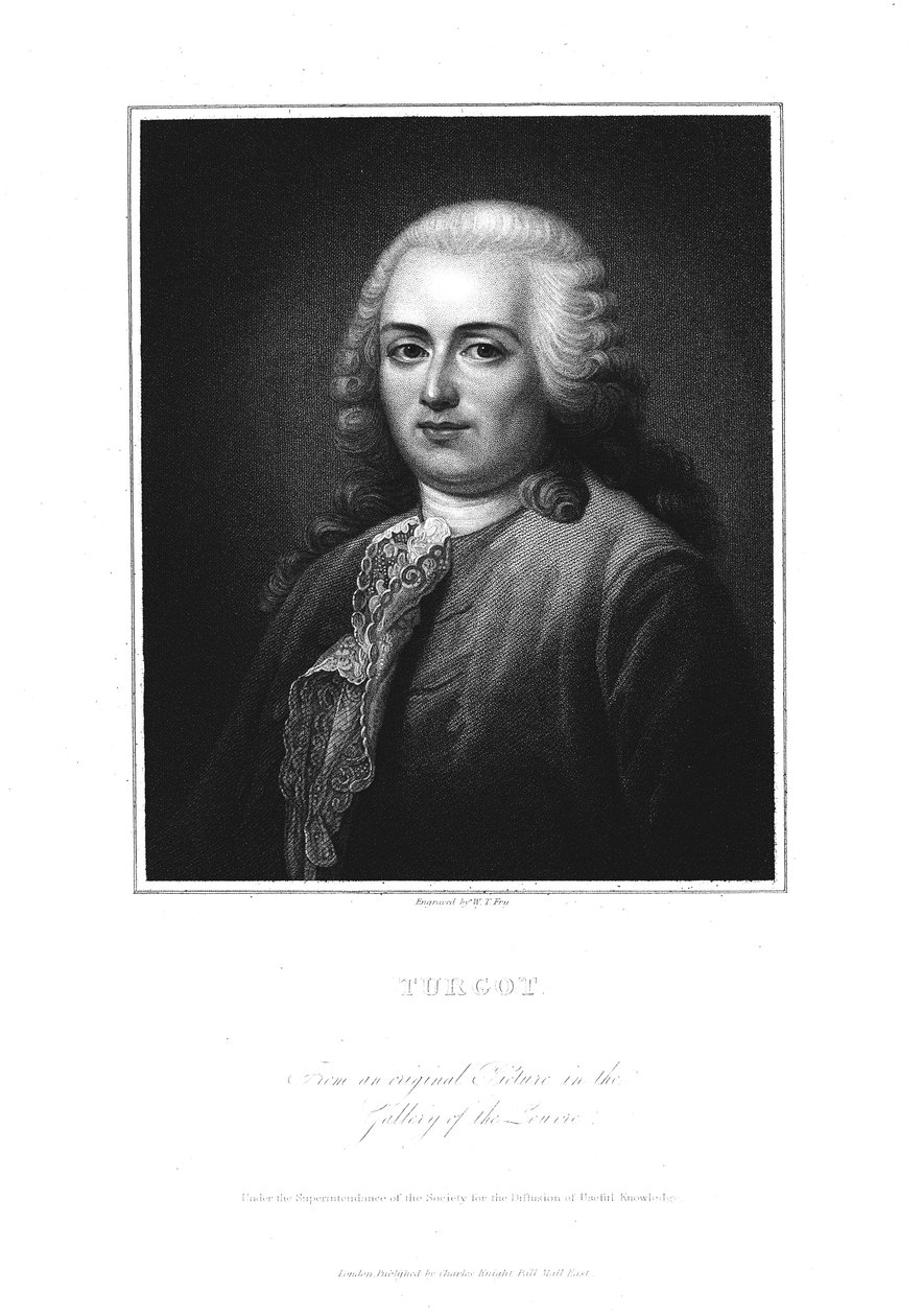 Anne Robert Jacques Turgot, French politician and economist by William Thomas Fry