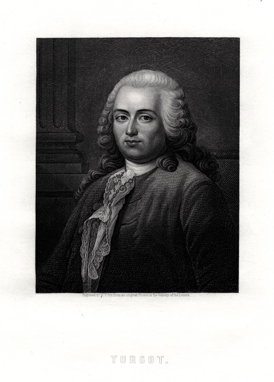 Turgot, French statesman and economist by William Thomas Fry