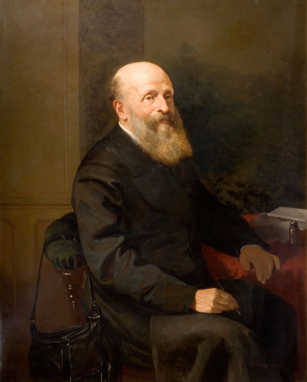 Portrait of John Birt Davies, 1873 by William Thomas Roden
