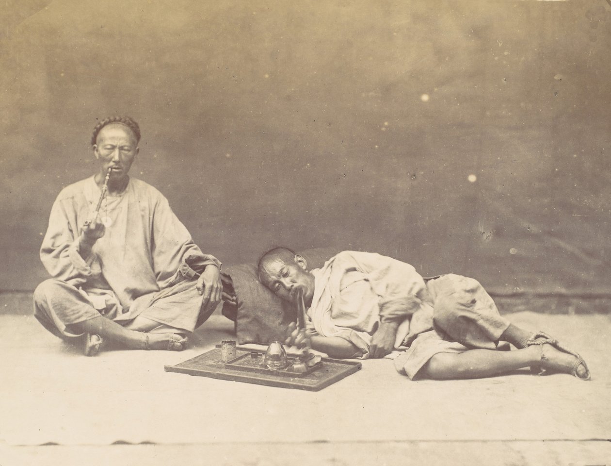 Opium Smoker by William Thomas Saunders