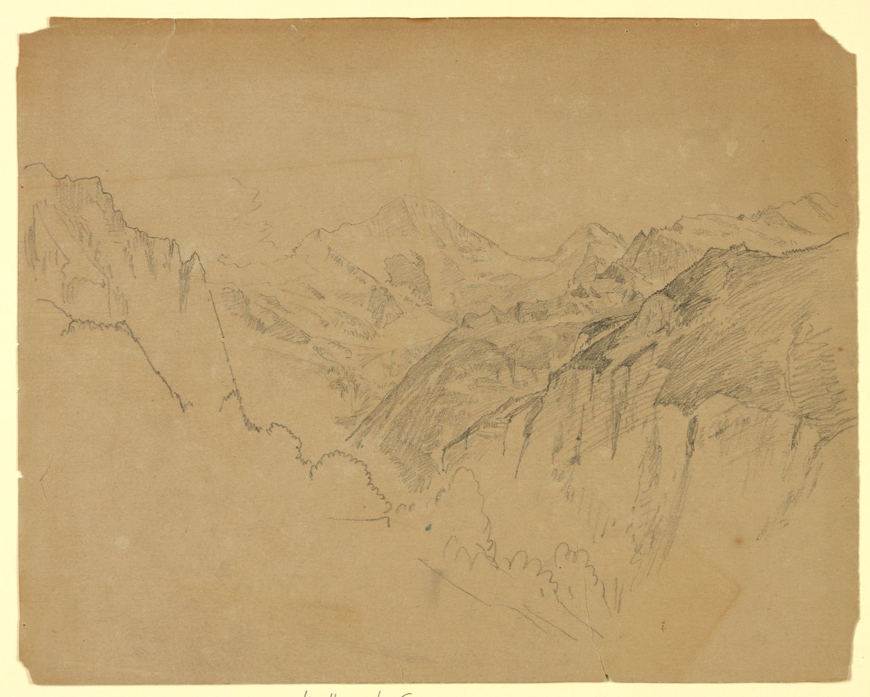 Study of Landscape, Lauterbrunnen, Switzerland by William Trost Richards