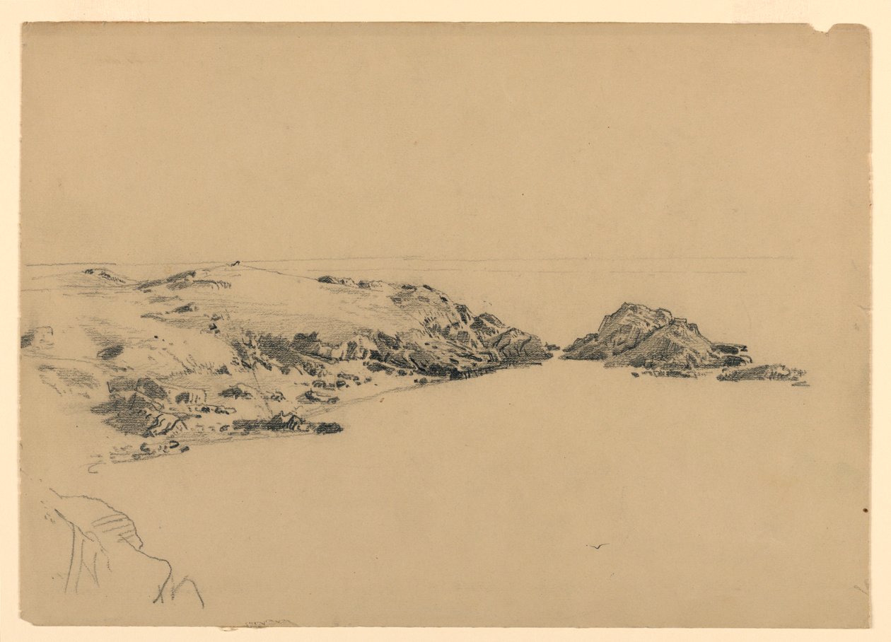 Study of Seashore, Rhode Island by William Trost Richards