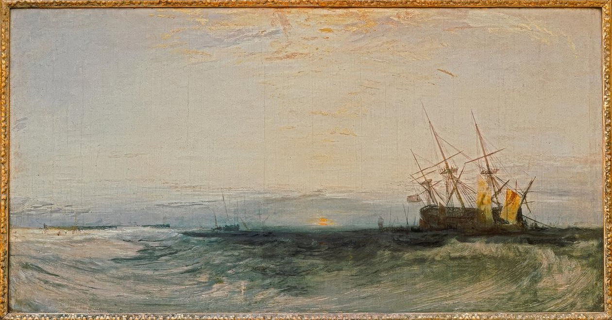 A Ship Aground by Joseph Mallord William Turner