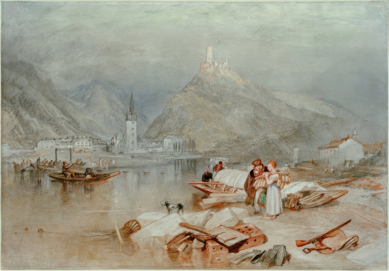 Bernkastel on the Moselle by Joseph Mallord William Turner