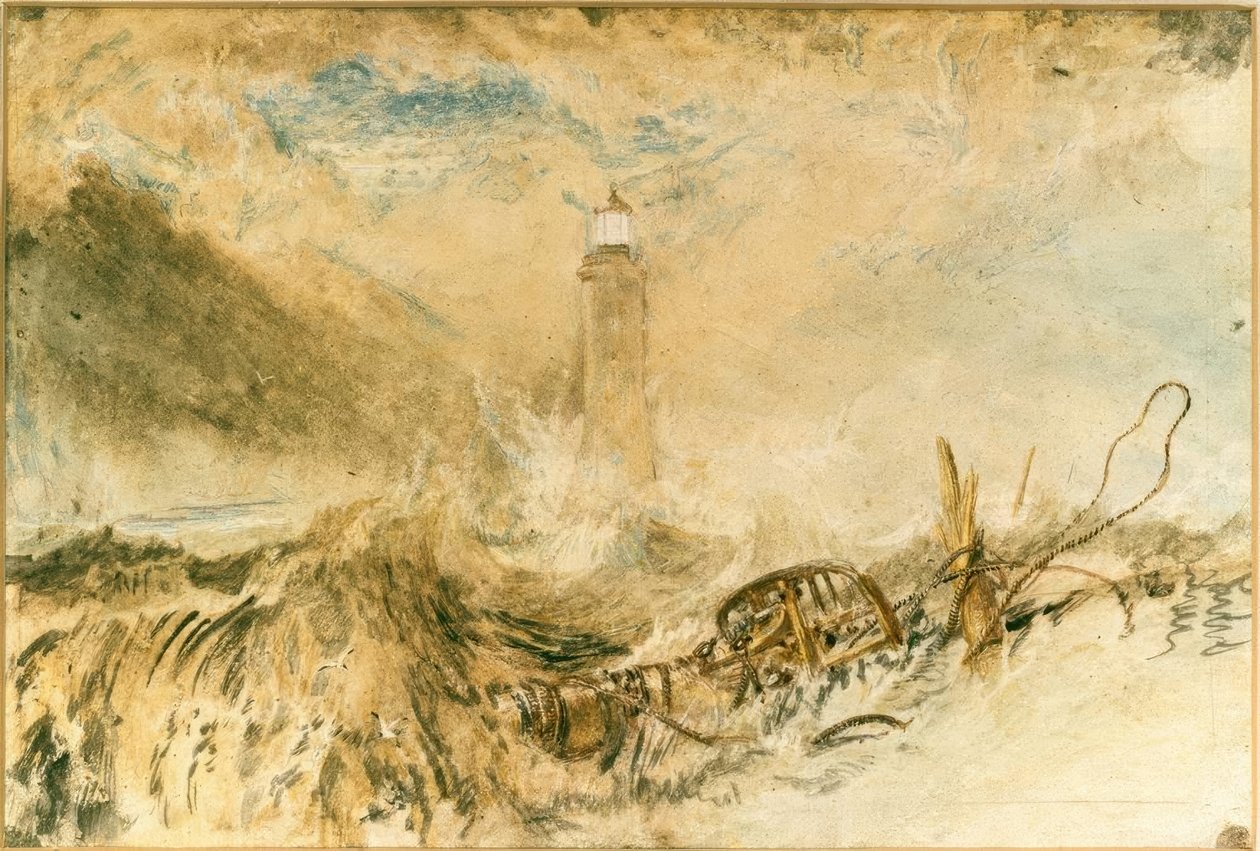 Eddystone Lighthouse off Plymouth by Joseph Mallord William Turner