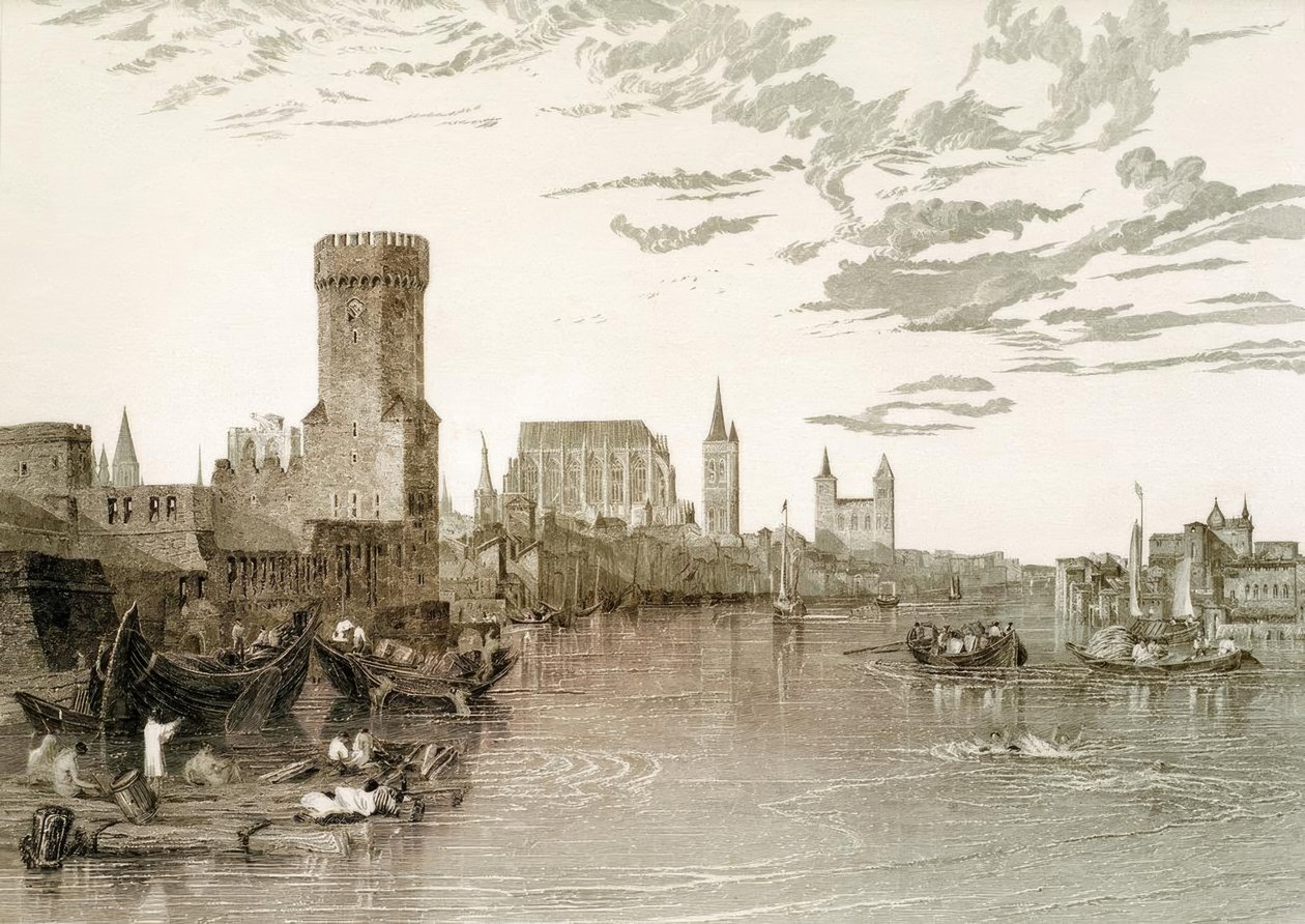 Cologne Seen from the River by Joseph Mallord William Turner