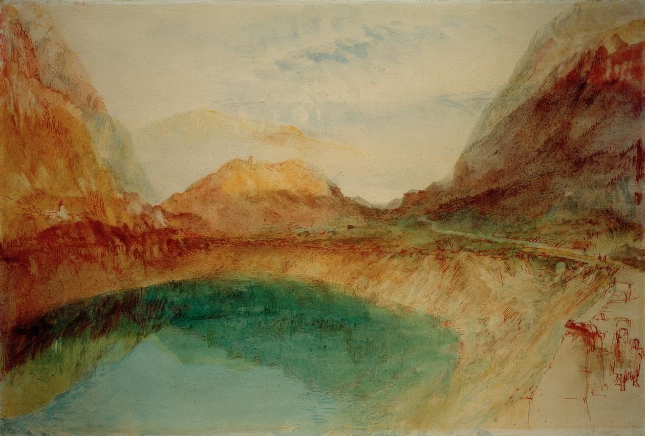 Lake in the Swiss Mountains by Joseph Mallord William Turner