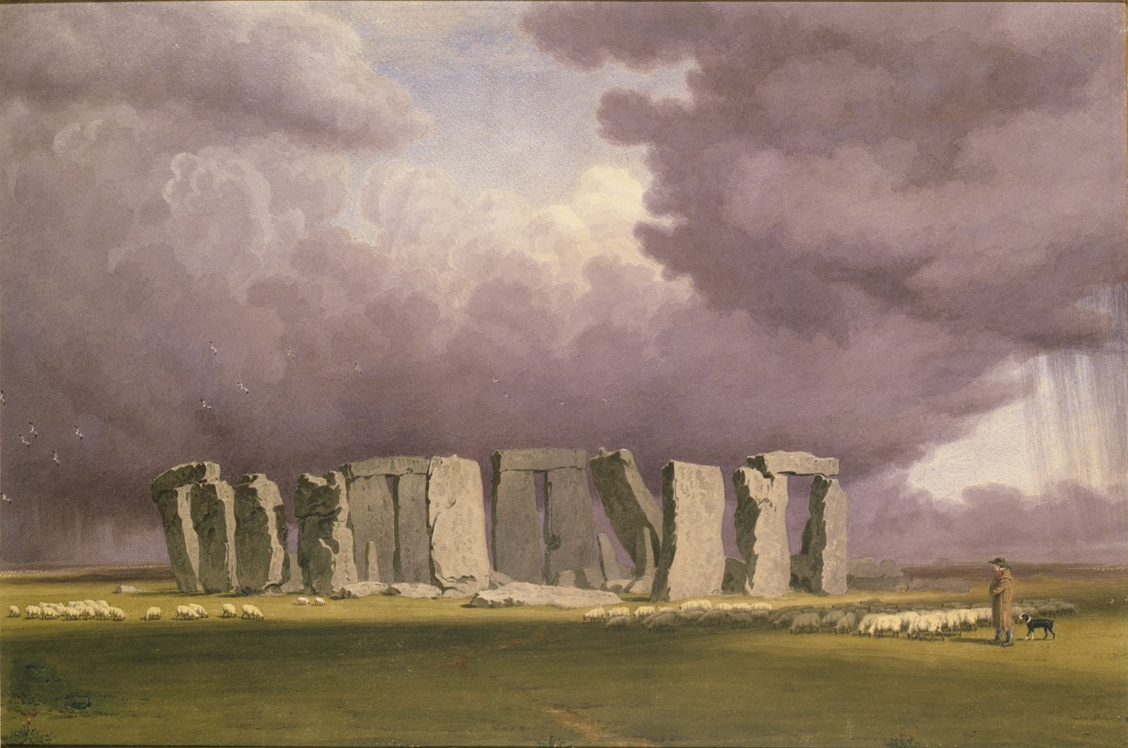 Stonehenge: Stormy Day, 1846 by Joseph Mallord William Turner