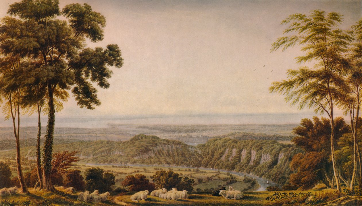 View from the Wyndd Cliff, near Chepstow - Morning, c1820, 1938 by Joseph Mallord William Turner