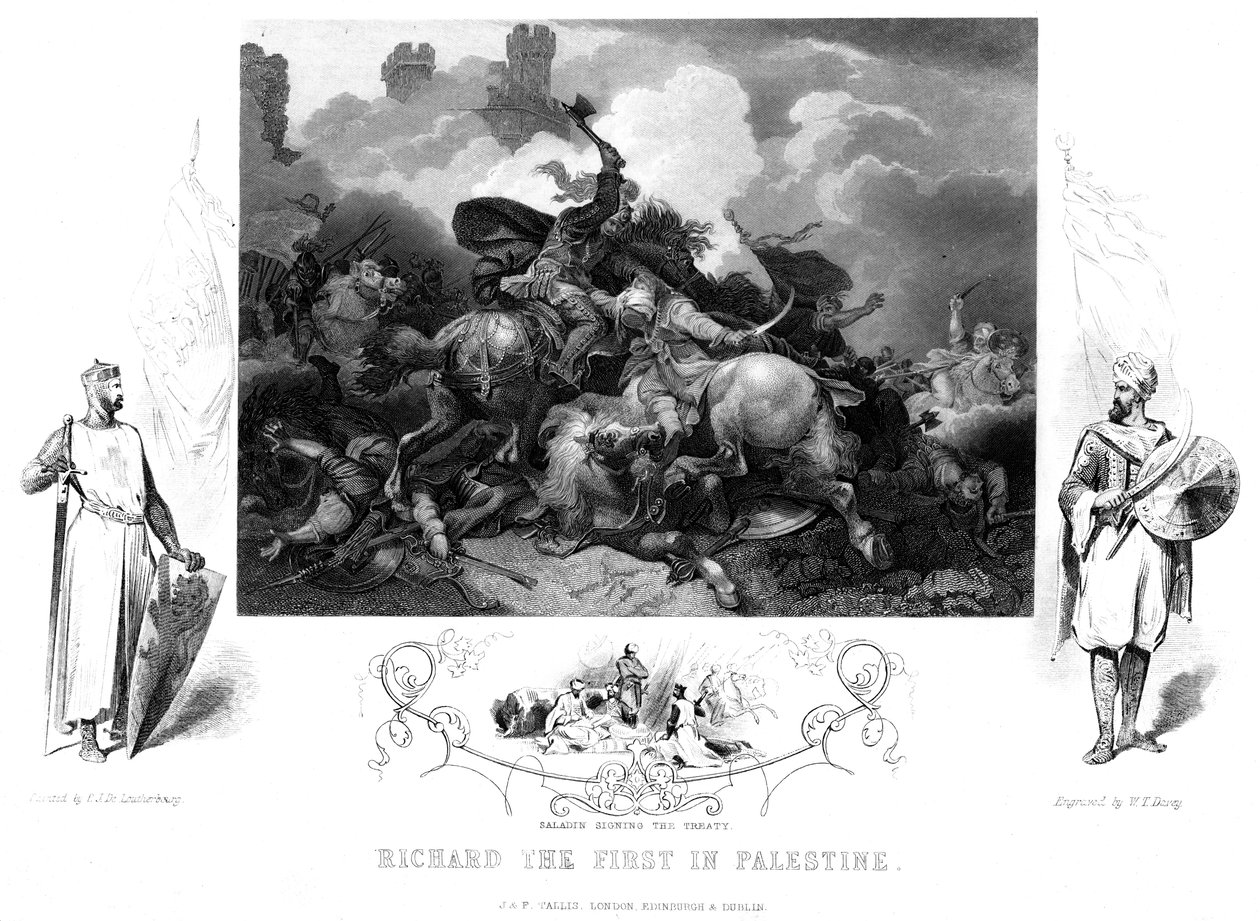 King Richard I at the Battle of Jaffa by William Turner Davey