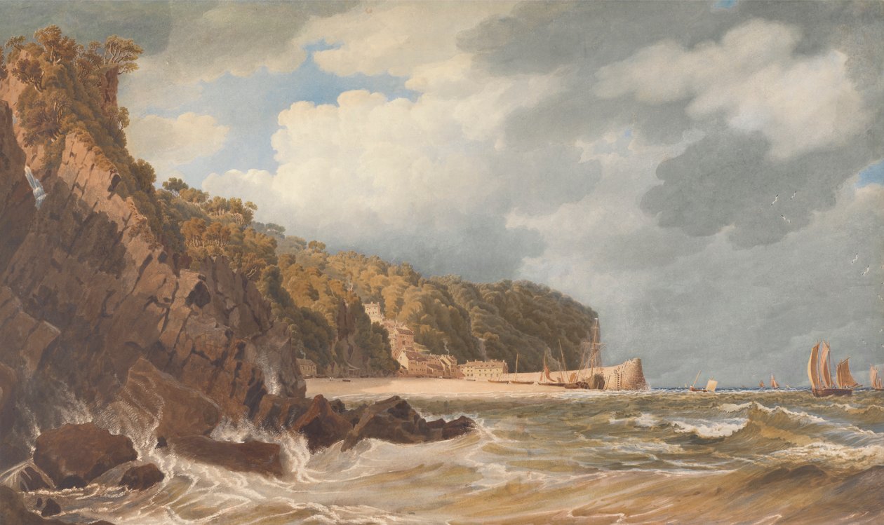 Clovelly, North Devon by William Turner of Oxford