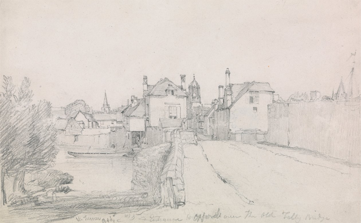 Oxford, Folly Bridge by William Turner of Oxford