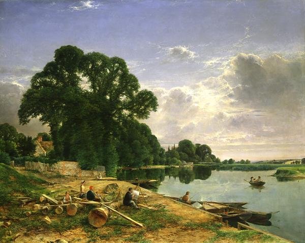 On the Thames by William W. Gosling