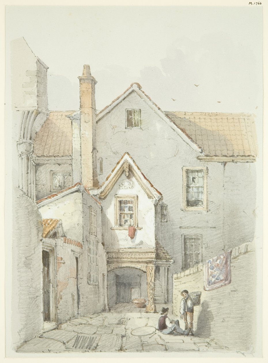 Old House Formerly Standing Near Bristol Cathedral by William W. Wheatley