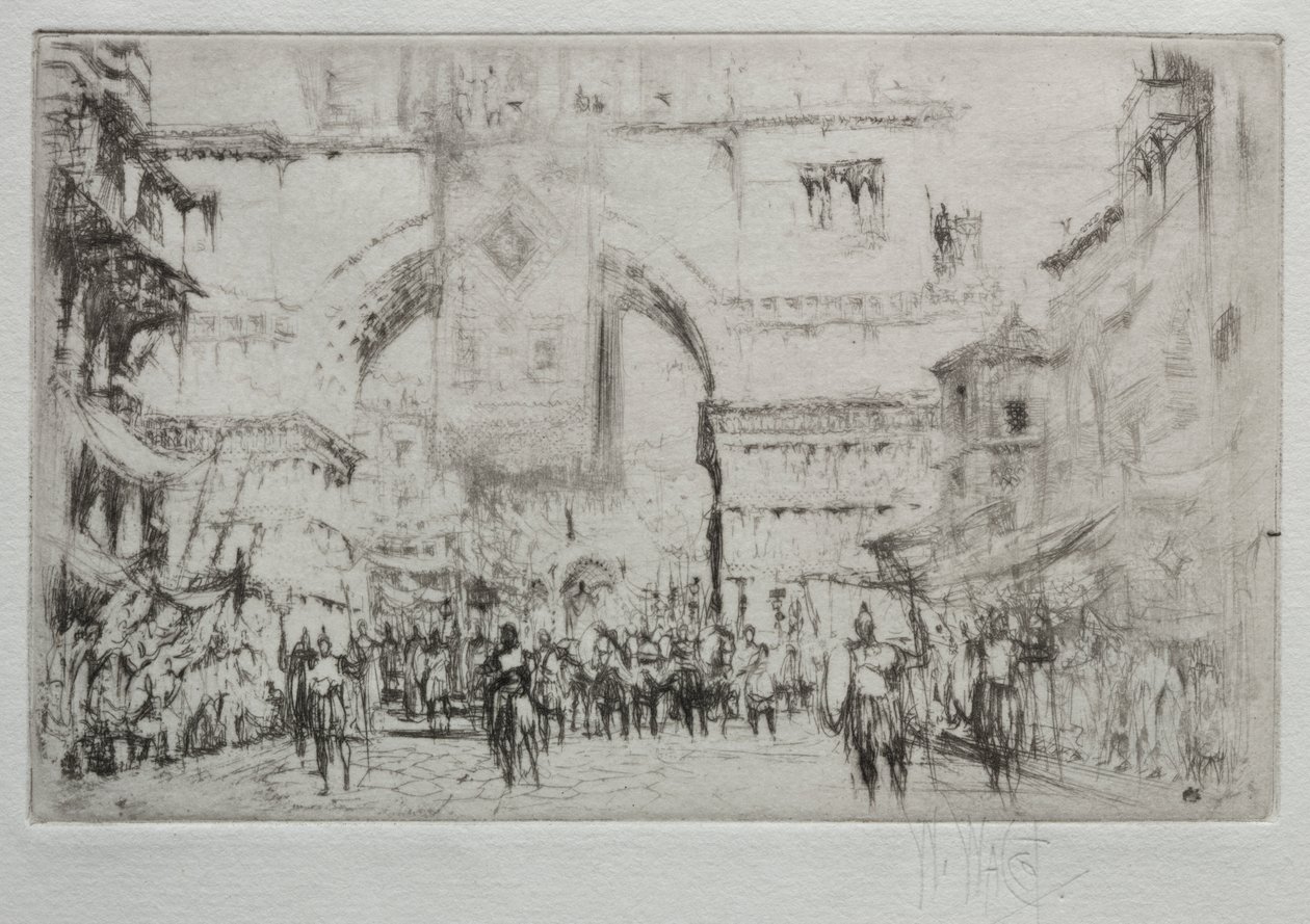 Hadrian Entering Salonica by William Walcot