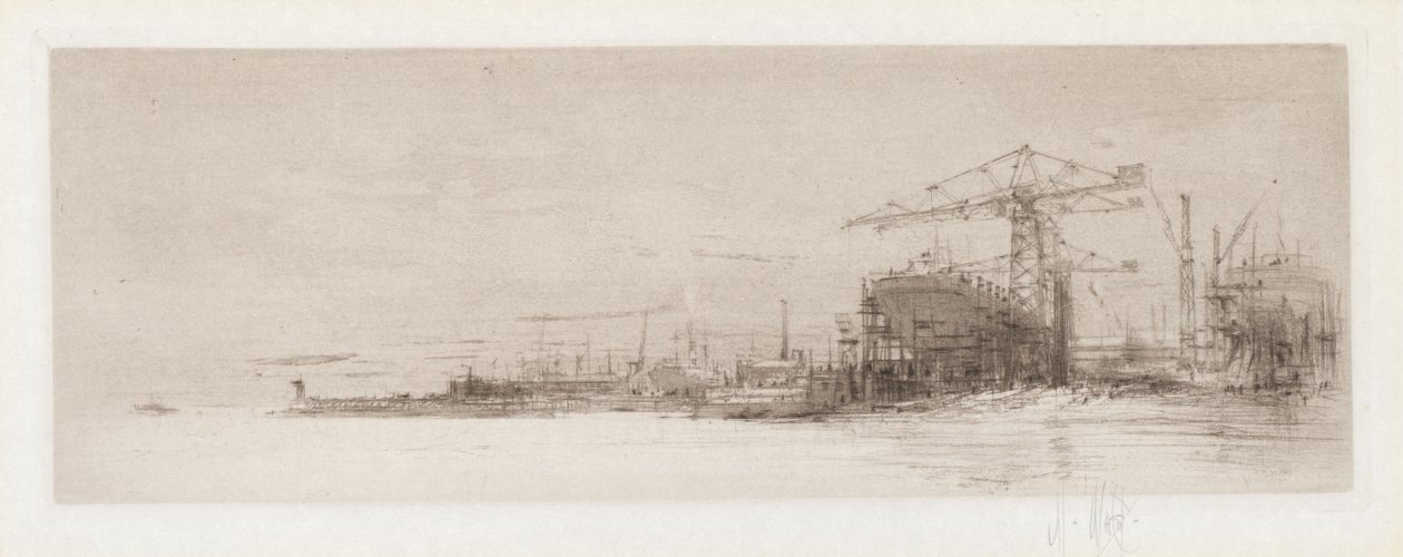 The Clyde from the series The Arteries of Great Britain by William Walcot