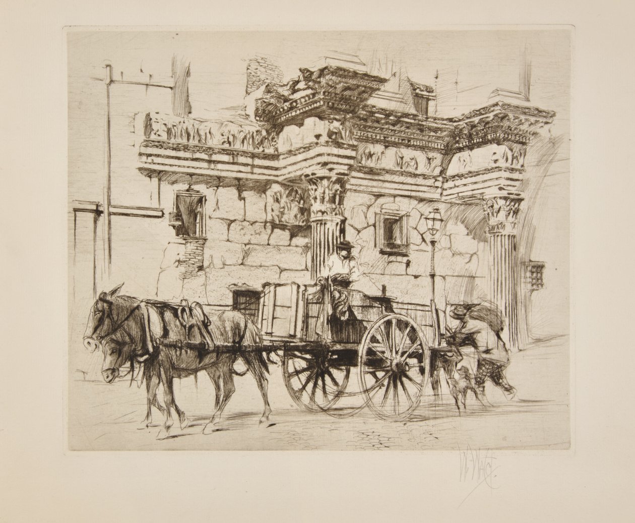The Forum of Minerva by William Walcot