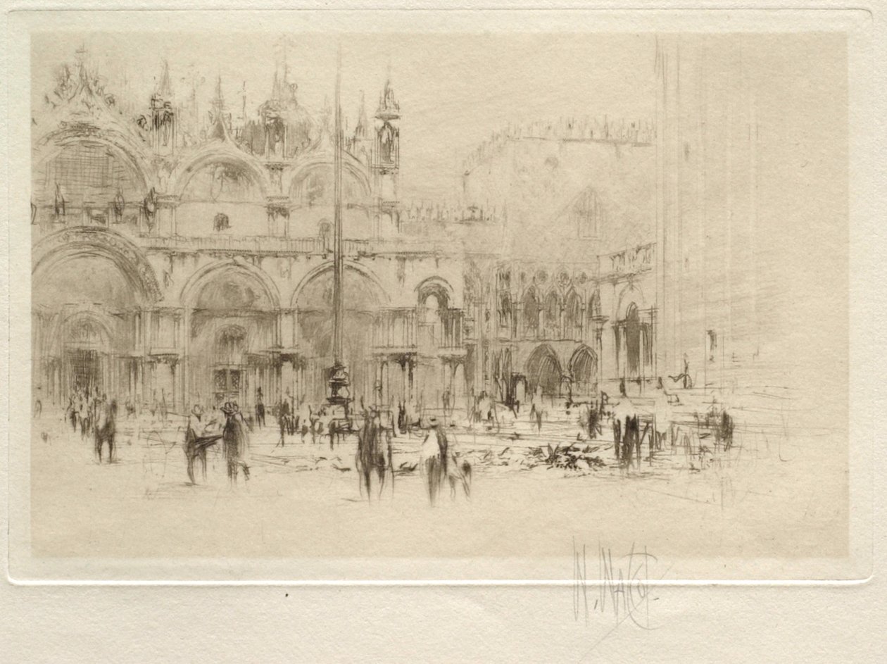 The Piazza San Marco (Venice Set, No. 2) by William Walcot