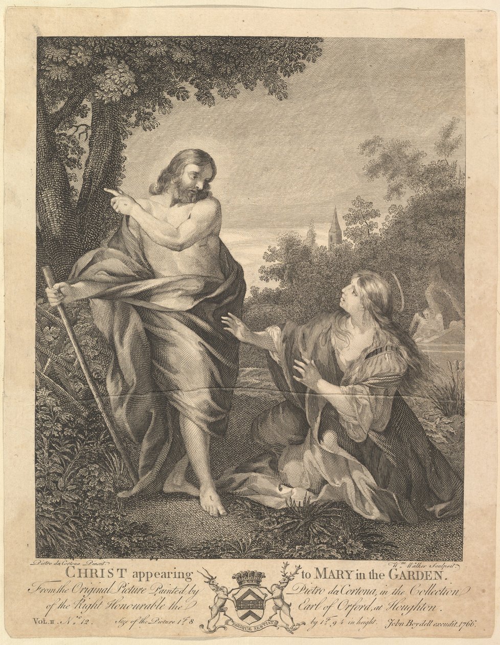 Christ Appearing to Mary in the Garden, before 1766 by William Walker