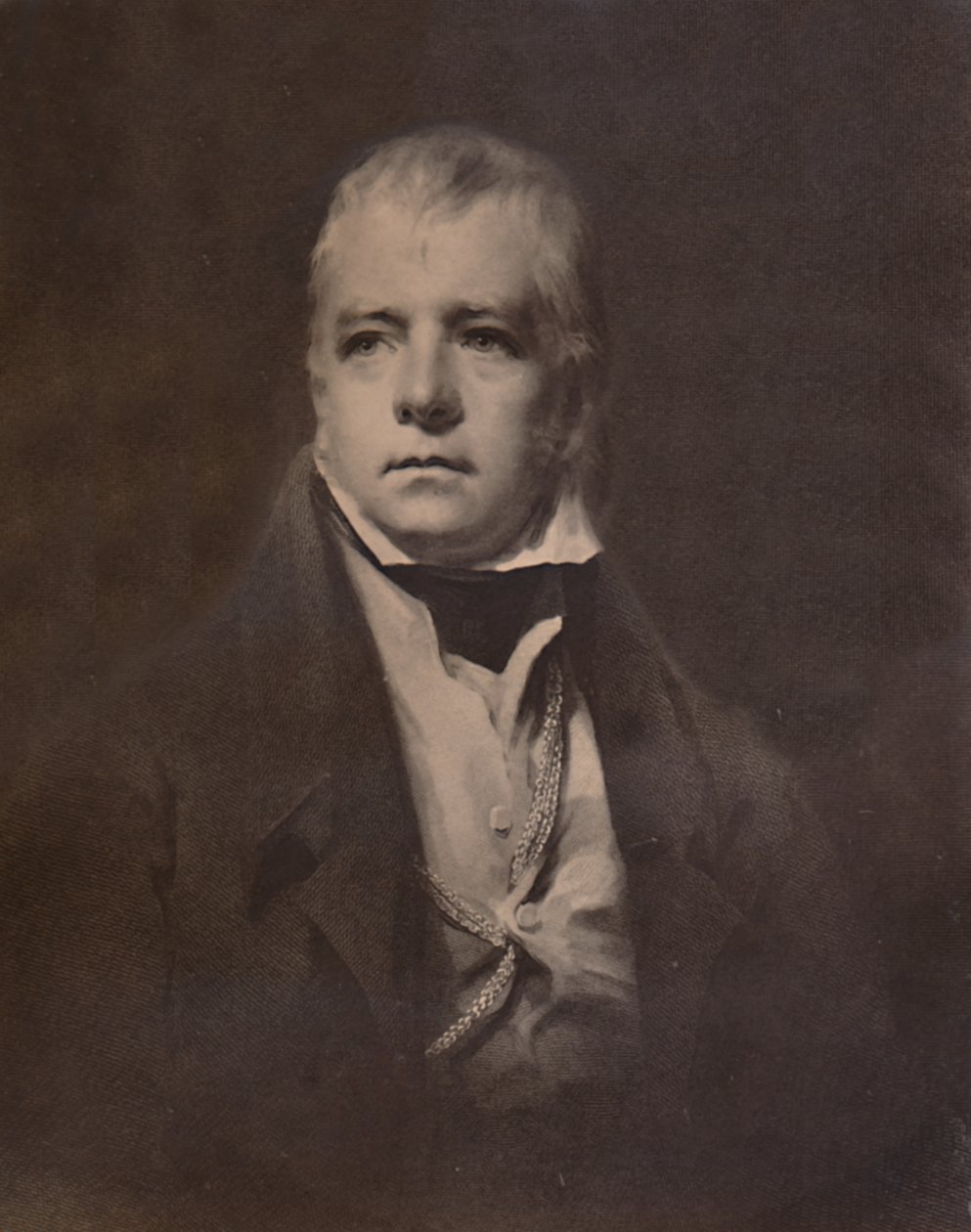 Sir Walter Scott, Scottish novelist and poet, c1826 by William Walker