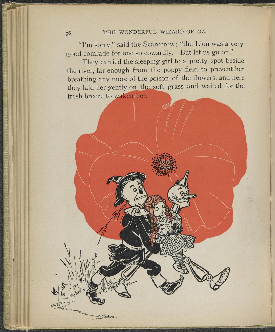 Illustration from "The Wonderful Wizard of Oz" by Lyman Frank Baum by William Wallace Denslow