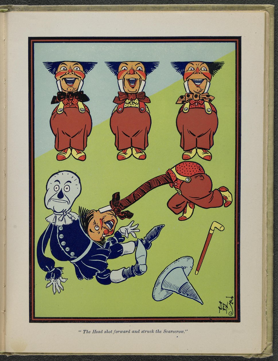 Illustration from "The Wonderful Wizard of Oz" by Lyman Frank Baum by William Wallace Denslow