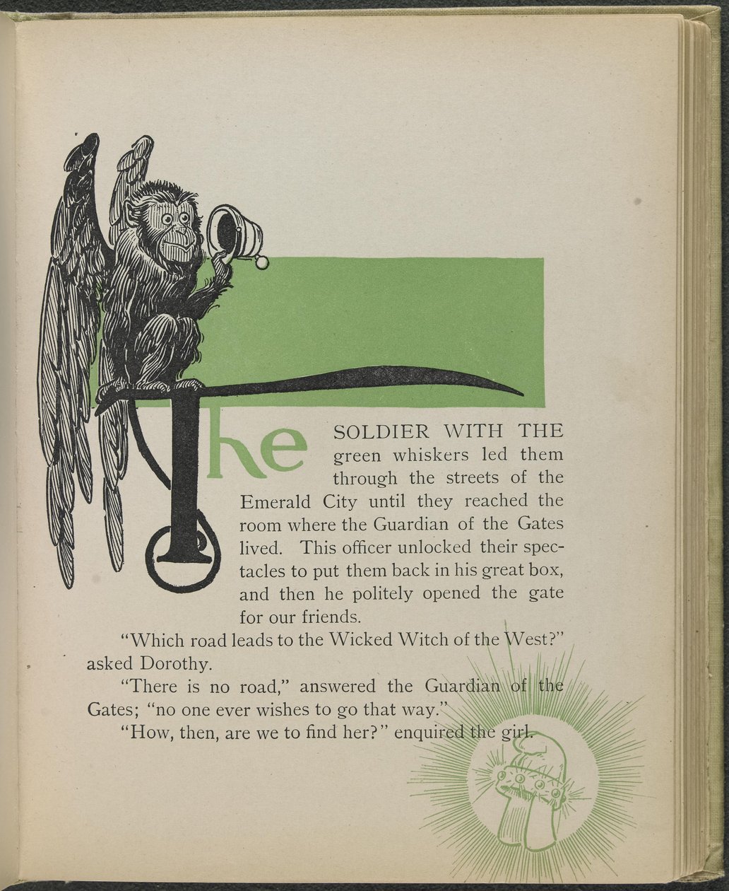 Illustration from "The Wonderful Wizard of Oz" by William Wallace Denslow