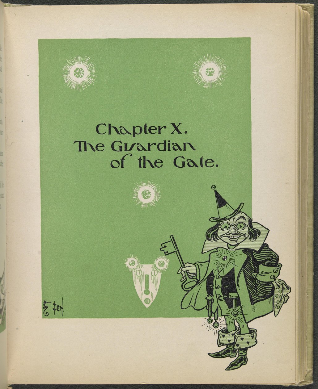 Illustration from "The Wonderful Wizard of Oz" by William Wallace Denslow