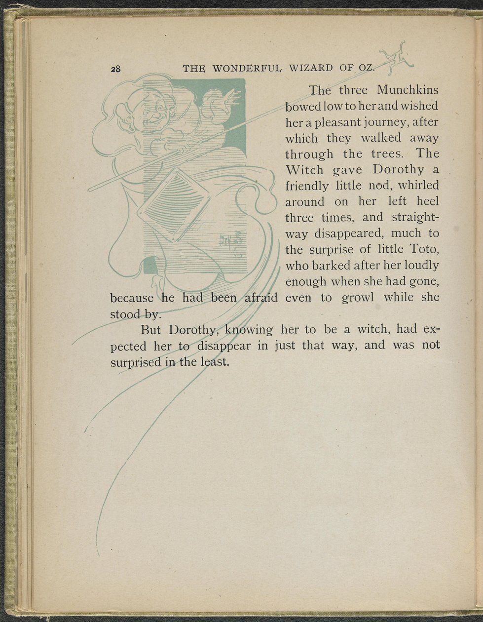 Illustration from "The Wonderful Wizard of Oz" by Lyman Frank Baum by William Wallace Denslow